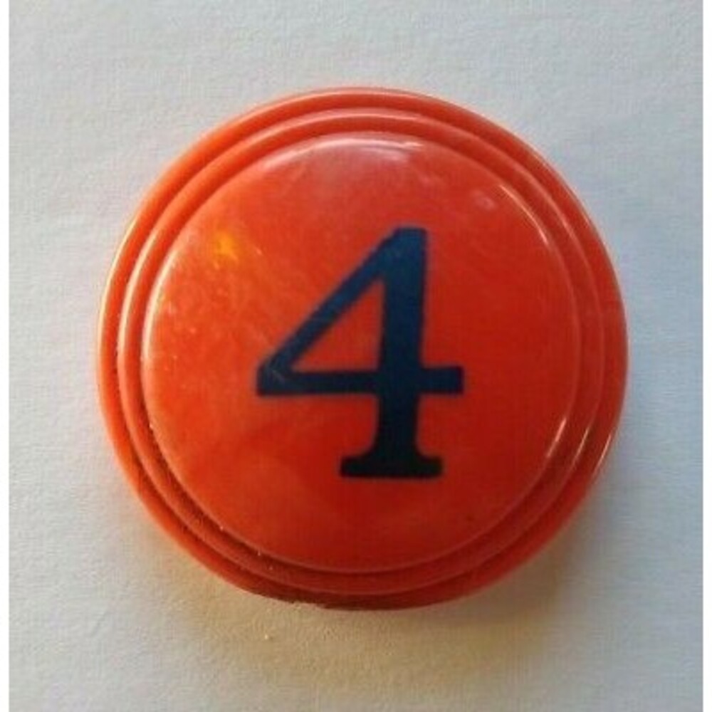 Vintage Pinball Machine Bumper Cap Original 1950s Red Orange Marble #4 Small